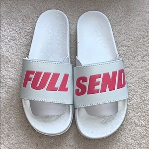 NELK Full Send Slides. Rare, NEVER WORN IN BOX